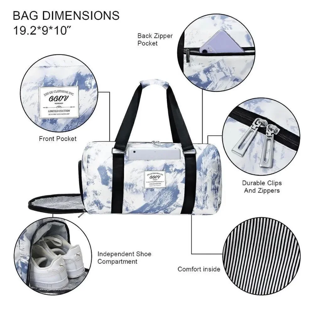 Duffle Bag for Travel Sports Gym Luggage Crossbody Tote bag